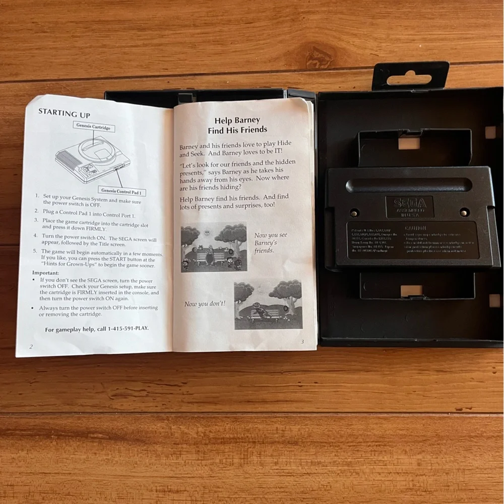 Barney's Hide & Seek Game for Sega Genesis